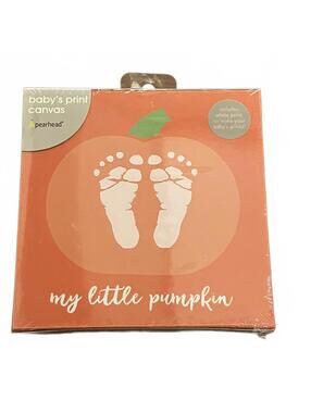 Pearhead Baby's Print Canvas - My Little Pumpkin